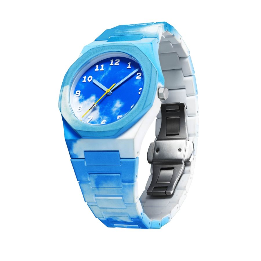 Seletti “Day & night” Set of two wrist watches and 2 porcelain decorations Qualità Garantita