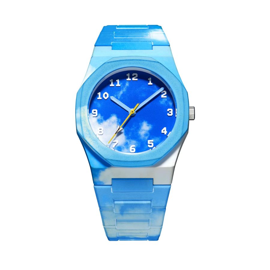 Seletti “Day & night” Set of two wrist watches and 2 porcelain decorations Qualità Garantita