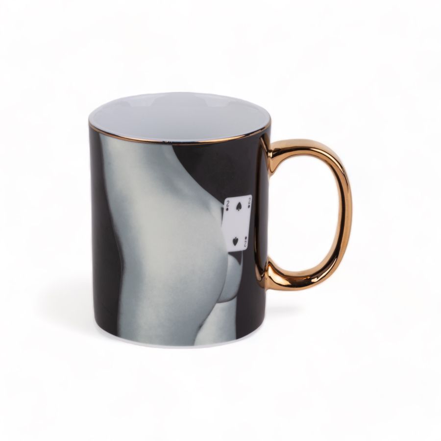 Seletti Porcelain Mug Two of Spades Sottocosto