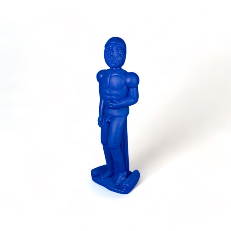 Seletti Terracotta Statue Helmet Blue Offerta