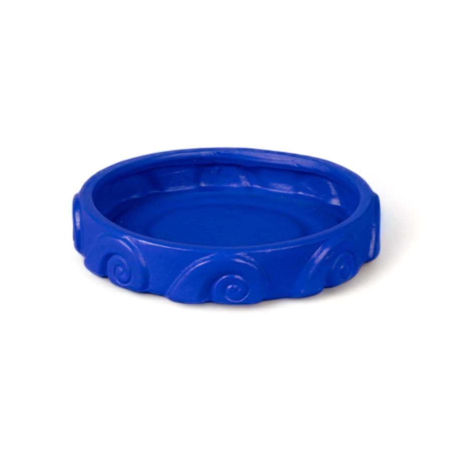 Seletti Terracotta Vase with Saucer Onda Blue Offerte