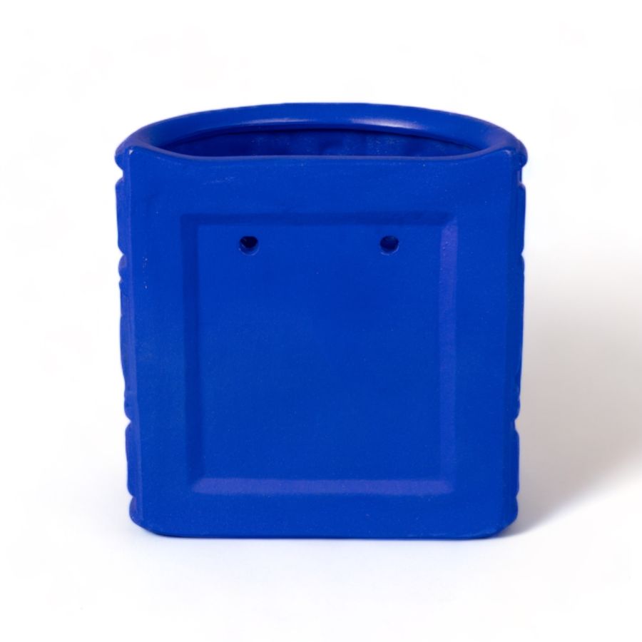 Seletti Terracotta Wall Vase Greche Blue Vendita Calda