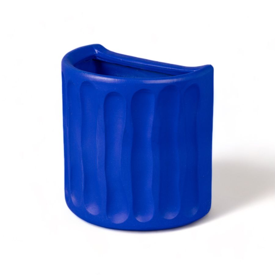Seletti Terracotta Wall Vase Dorico Blue Vendita Economica