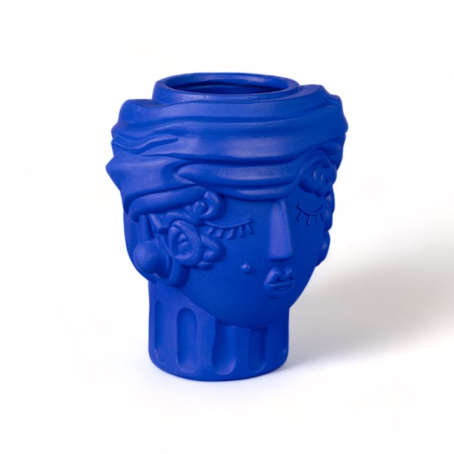 Seletti Terracotta Vase Women Blue Saldi Di Fabbrica