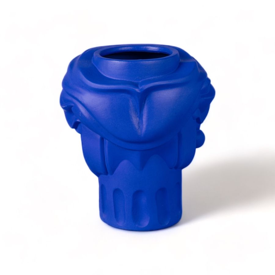Seletti Terracotta Vase Women Blue Saldi Di Fabbrica