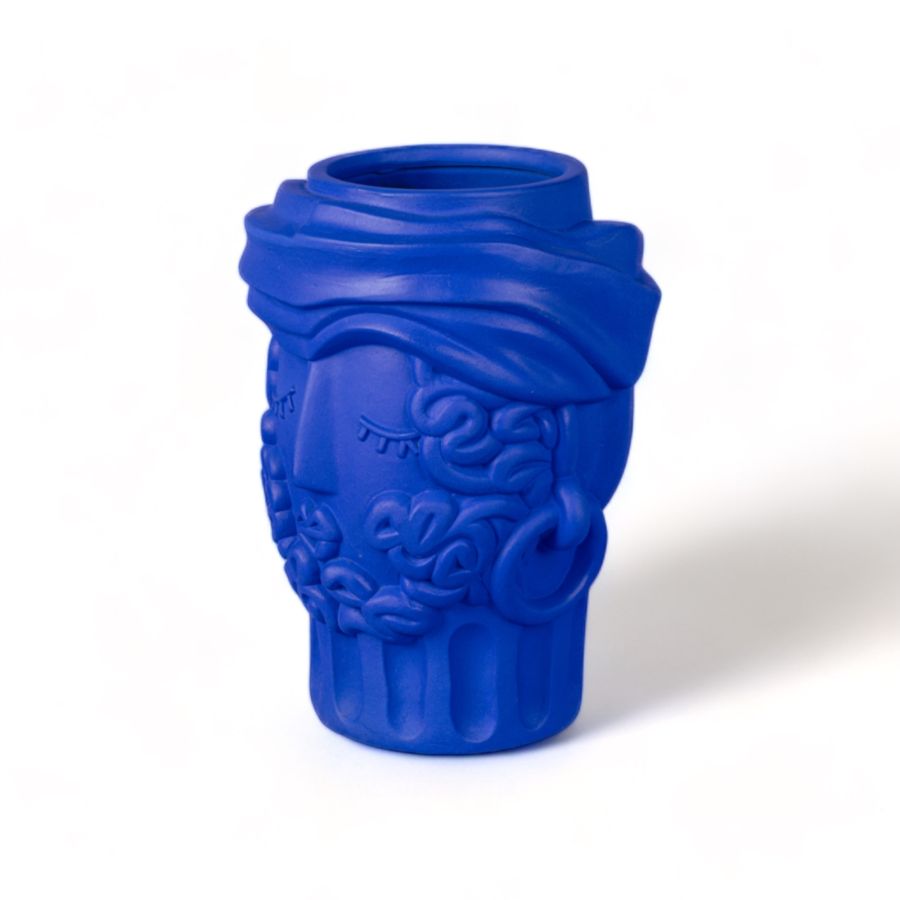Seletti Terracotta Vase Man Blue I Più Venduti
