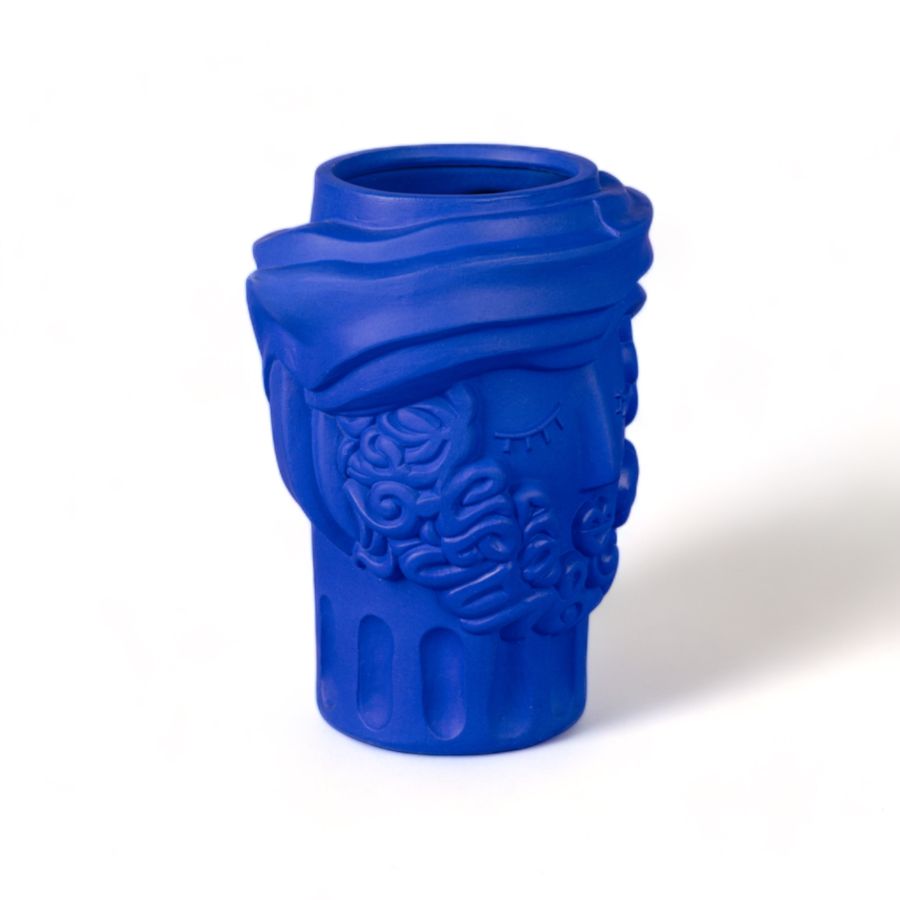 Seletti Terracotta Vase Man Blue I Più Venduti