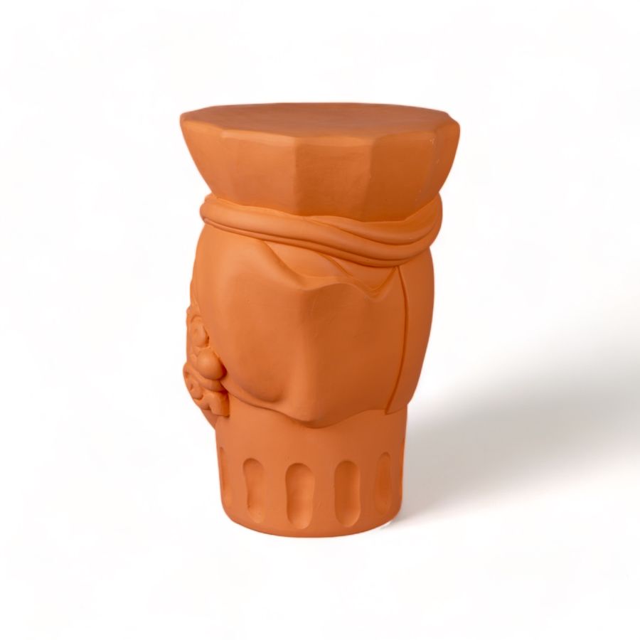 Seletti Magna Graecia Terracotta Stool Woman In Saldo
