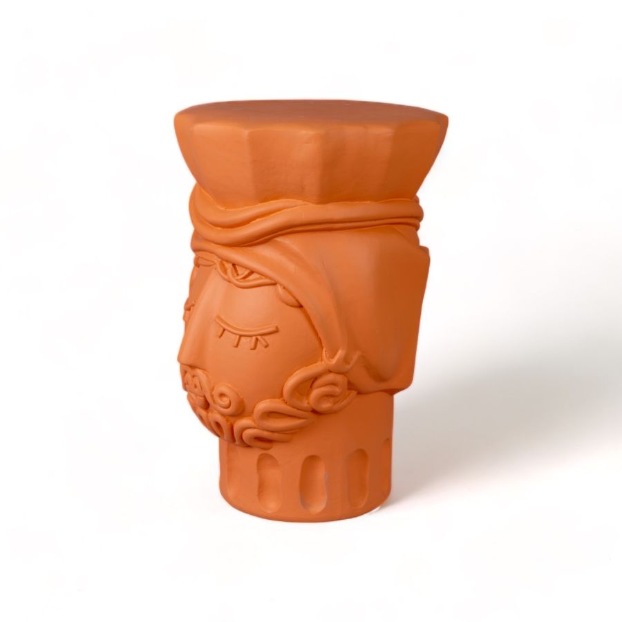 Seletti Magna Graecia Terracotta Stool Man Moda