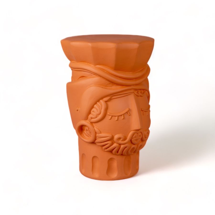 Seletti Magna Graecia Terracotta Stool Man Moda