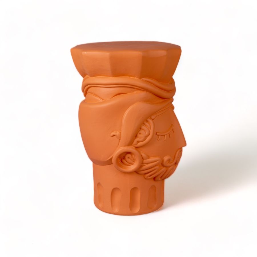 Seletti Magna Graecia Terracotta Stool Man Moda
