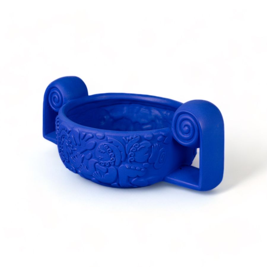 Seletti Terracotta Vase Centrotavola Blue Italy