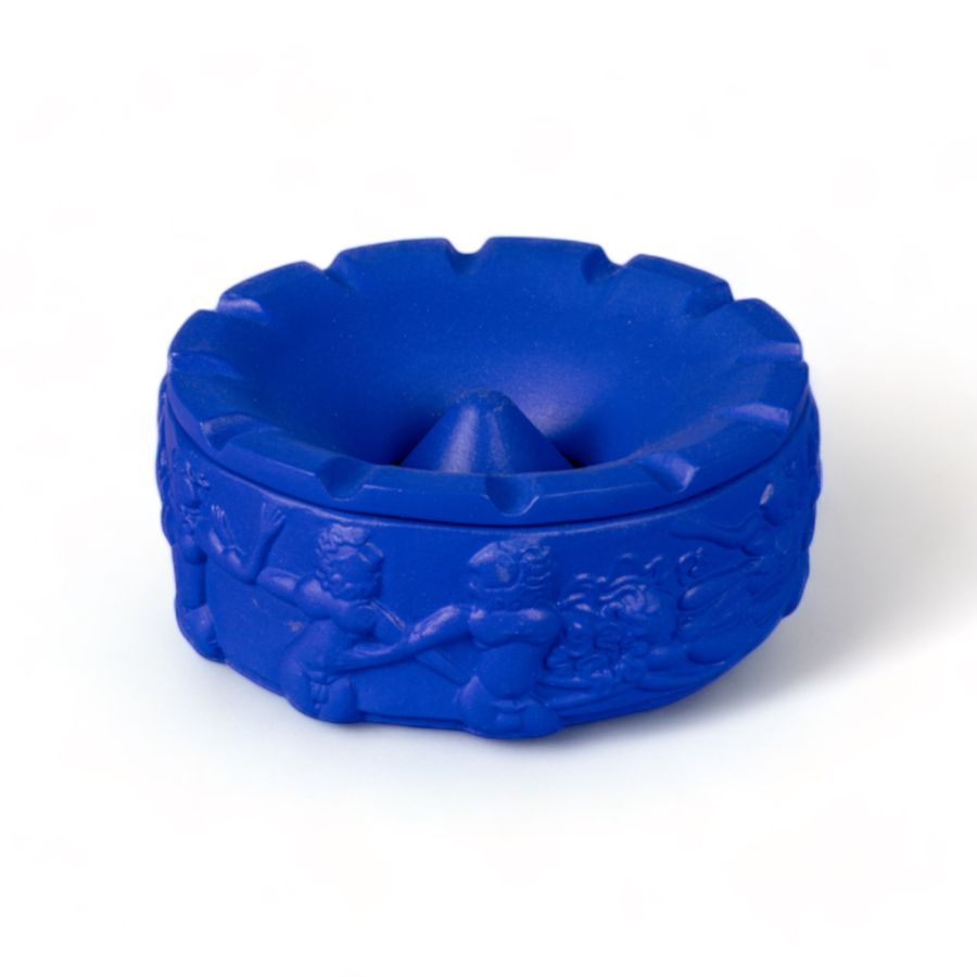 Seletti Terracotta Ashtray Dialogues Blue In Linea