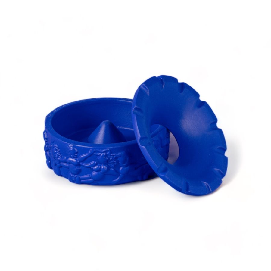Seletti Terracotta Ashtray Dialogues Blue In Linea