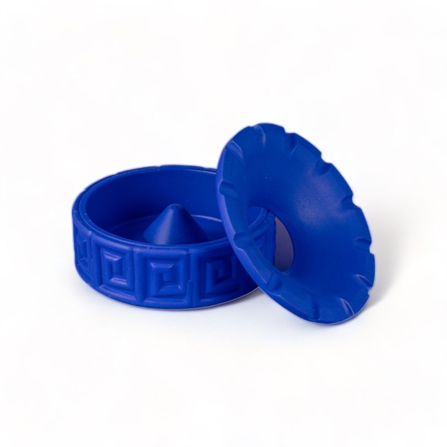 Seletti Terracotta Ashtray Greche Blue Nuovo