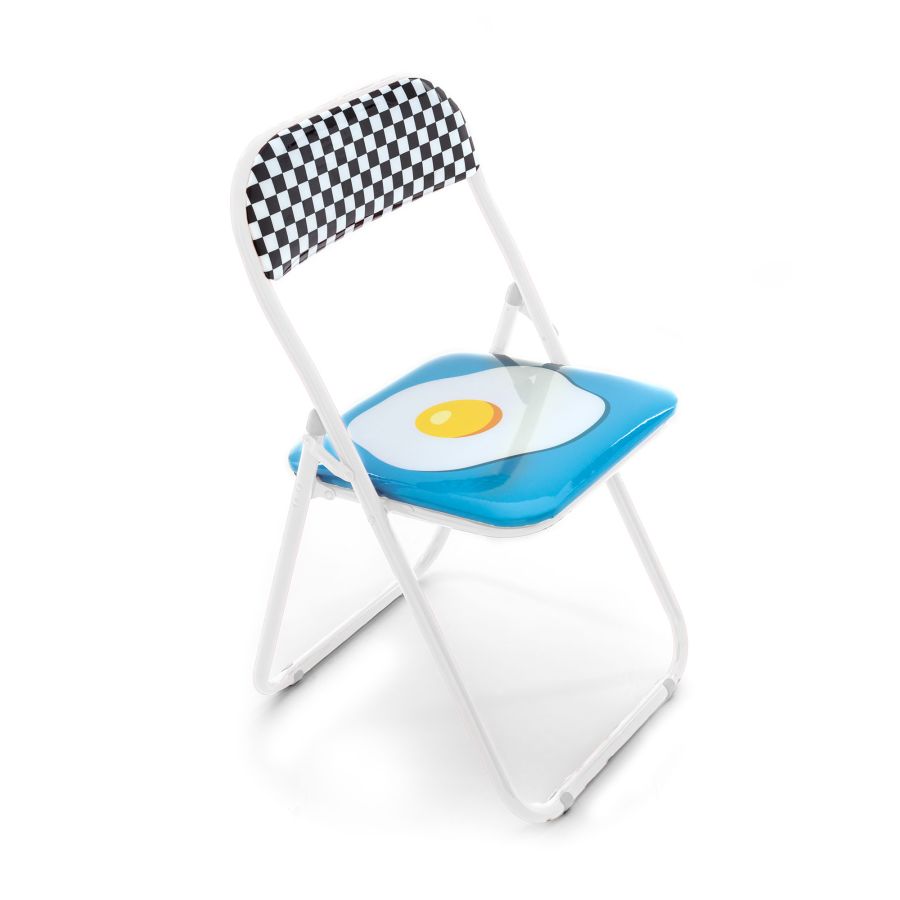 Seletti Folding Chair Egg Spedizione Gratuita