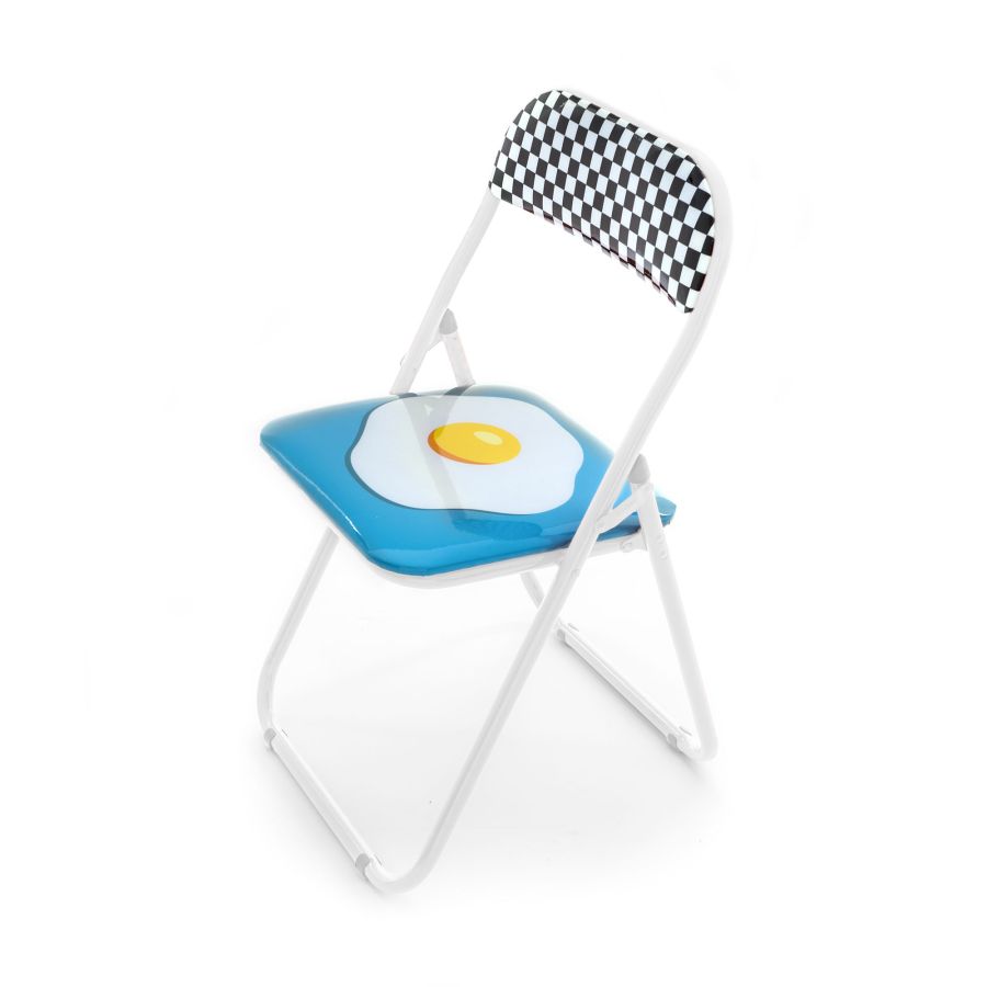Seletti Folding Chair Egg Spedizione Gratuita