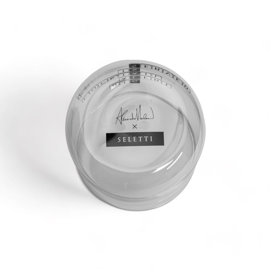 Seletti Glass Tiles & Tales "Drunk" Vendita Economica
