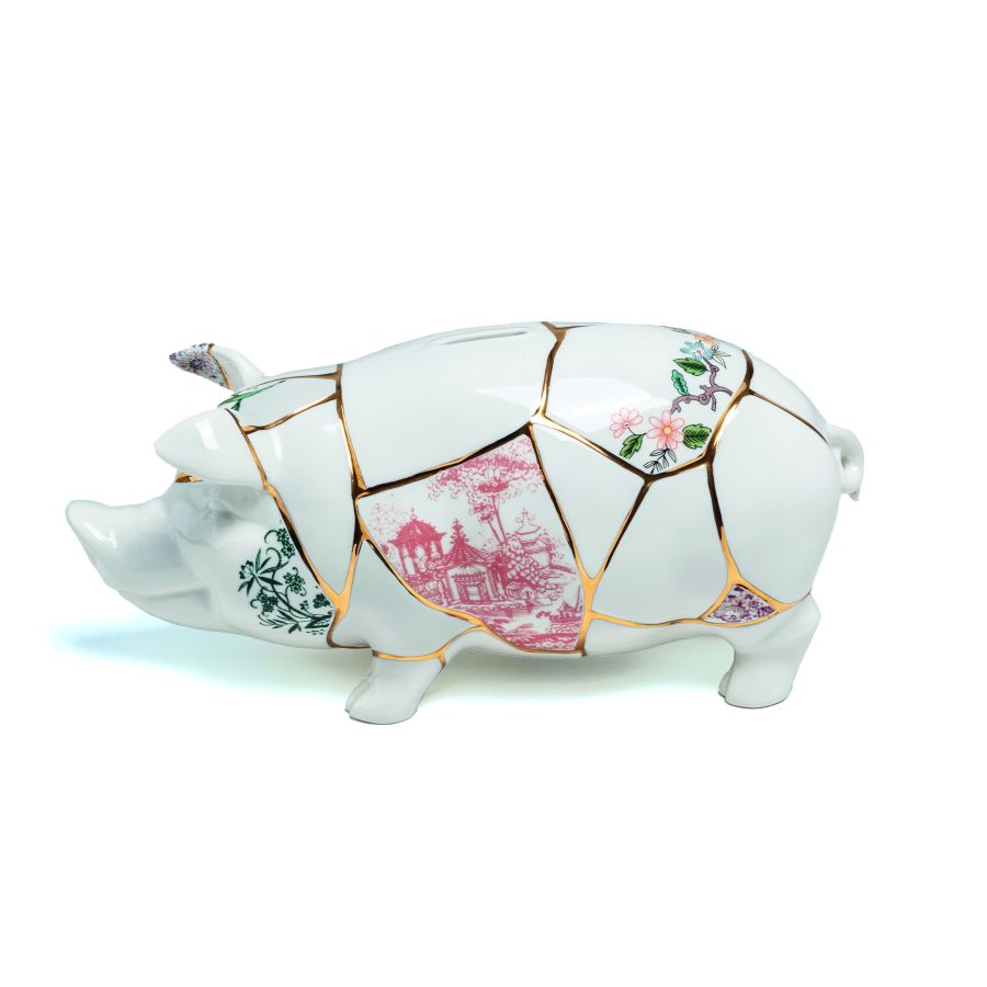 Seletti Piggy Bank Kintsugi Sottocosto