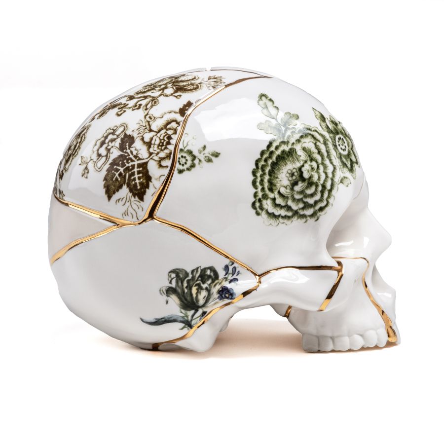 Seletti Skull Kintsugi Convenienza