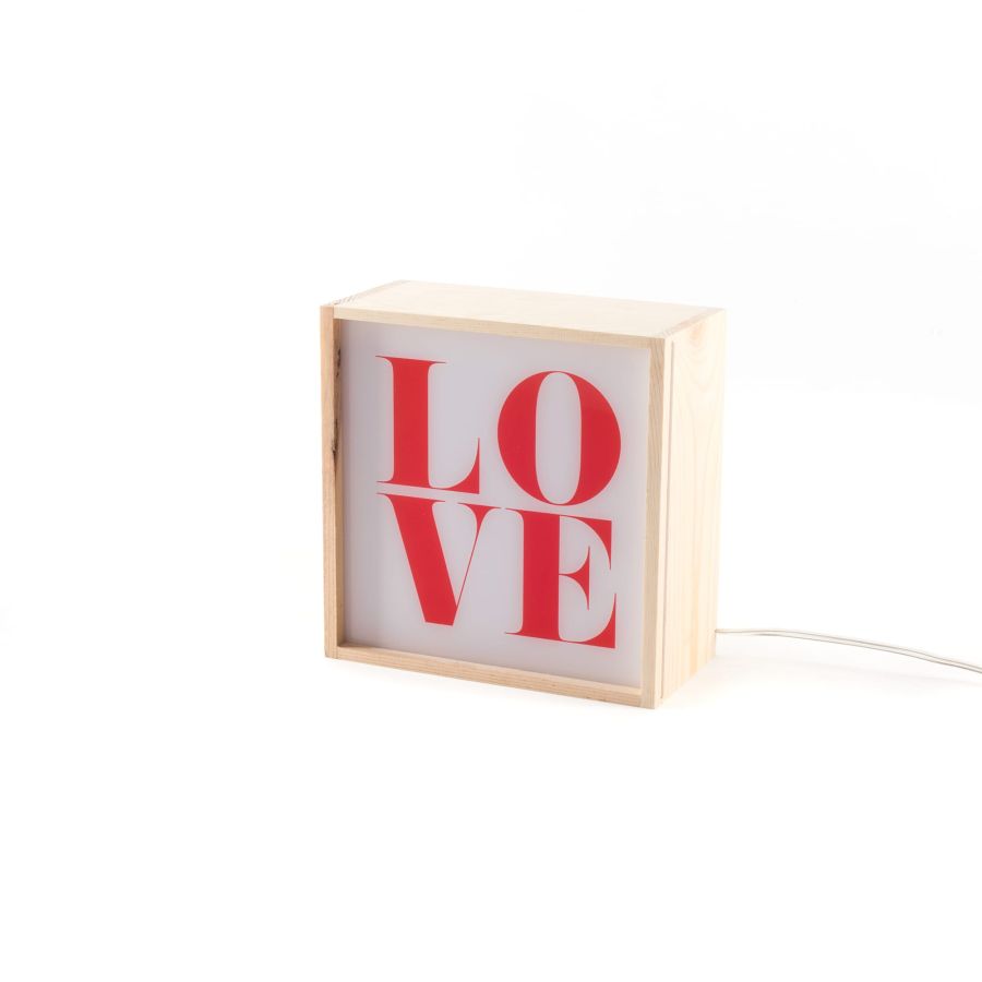 Seletti Lighthink Box Change your Mind / Love / Soul Food Sottocosto
