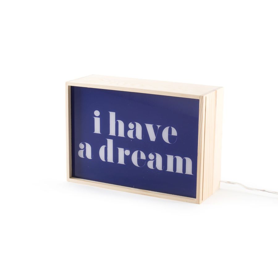 Seletti Lighthink Box Light my Fire / I have a dream / Happynest Convenienza