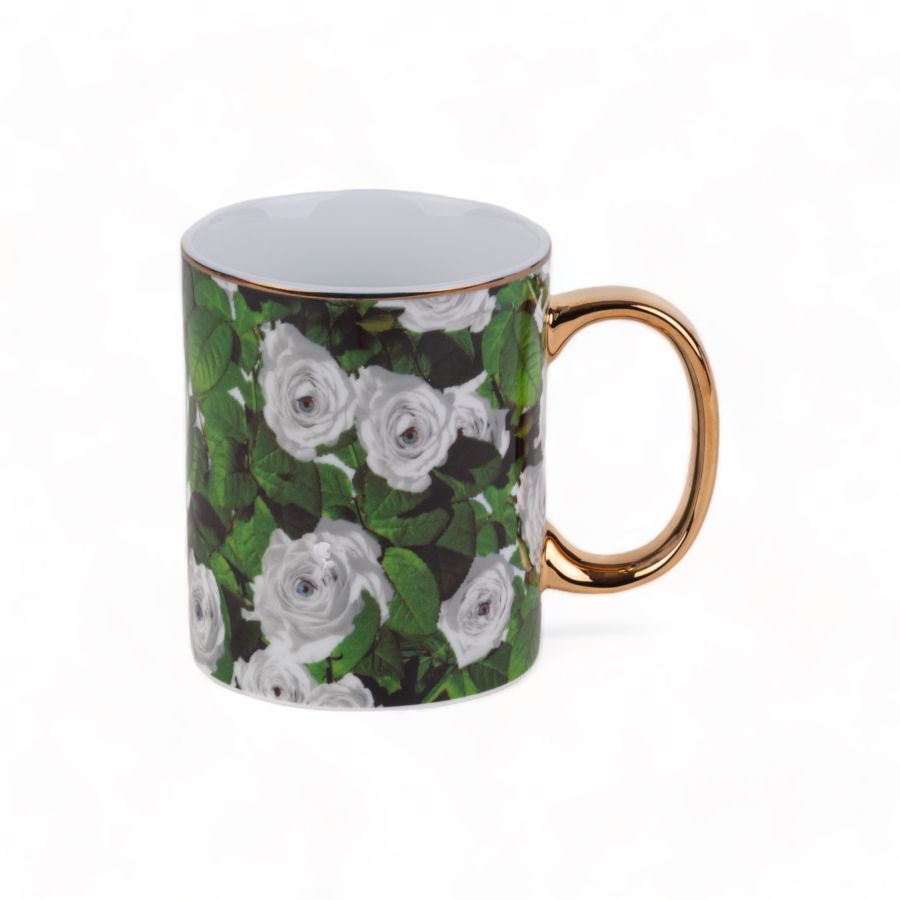 Seletti Porcelain Mug Roses Soddisfazione Garantita
