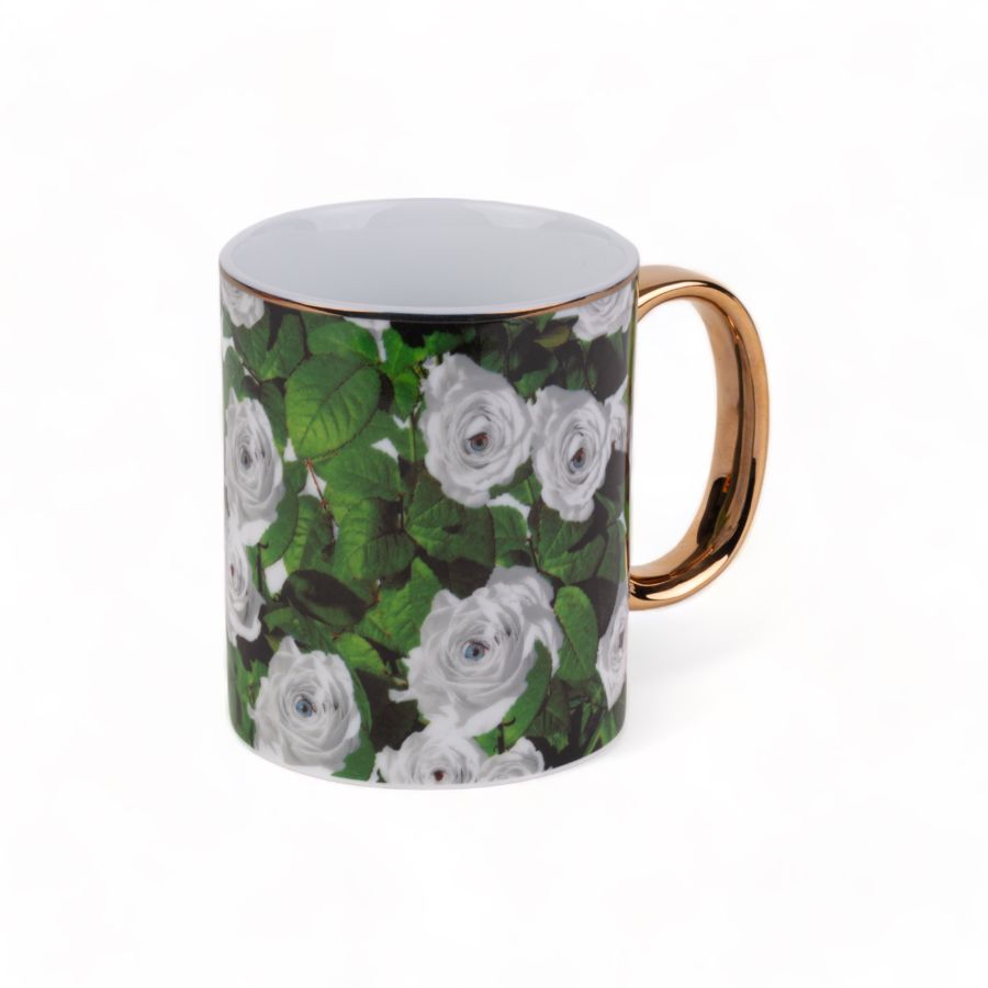 Seletti Porcelain Mug Roses Soddisfazione Garantita