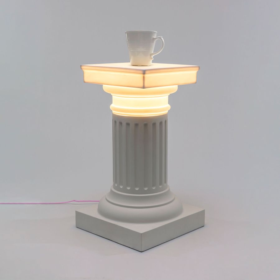 Seletti Las Vegas Side Table & Lamp Convenienza