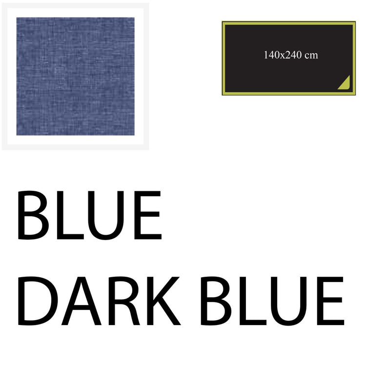 Serafino Zani Tovaglia 240x140 cm Blu