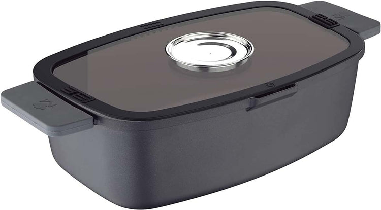 Serafino Zani Rostiera 32 x 20 con Coperchio Dosatore - MasterPro by Carlo Cracco Sconti questo mese