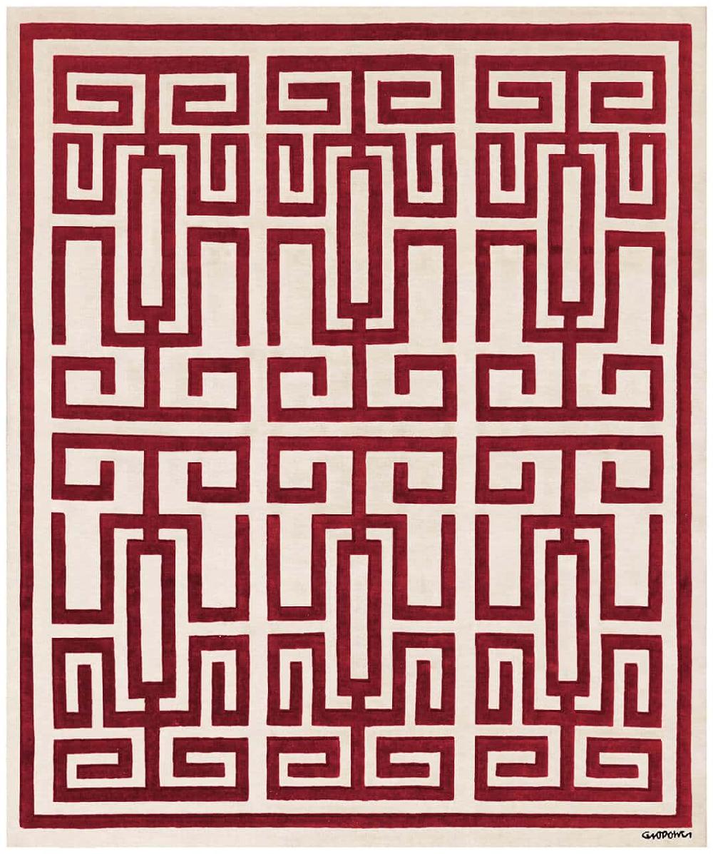 Amini Tappeto di Design Labirinto Saldi Di Fabbrica