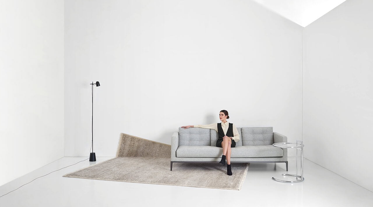 Amini Tappeto di Design Bellagio Alabaster white Affare Del Giorno